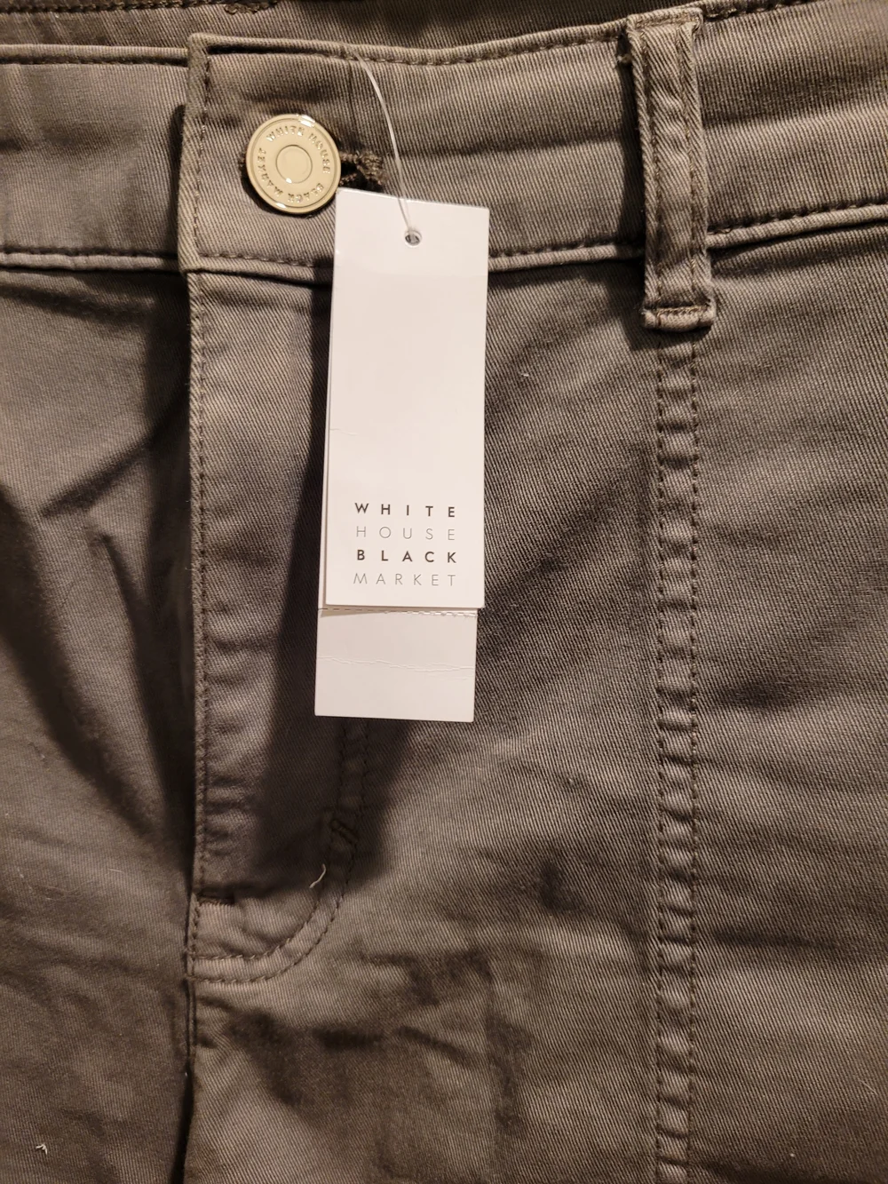 White House Black Market Women's Green Pret-a-Play Shorts 12 - Picture 2 of 3